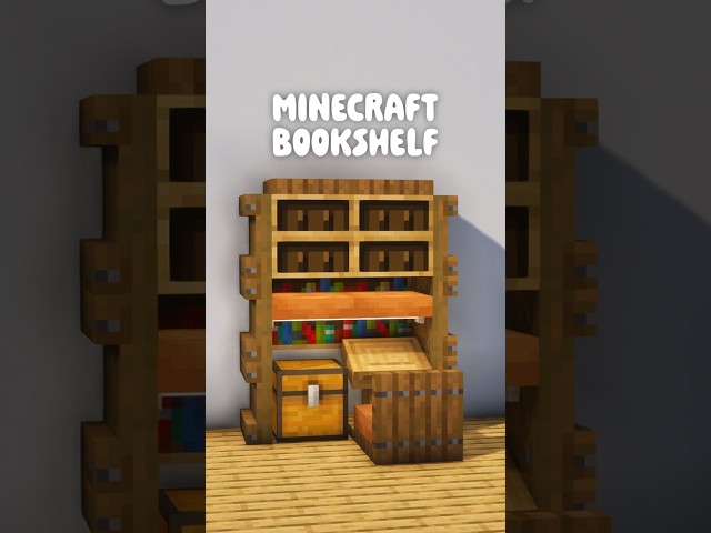 MINECRAFT BOOKSHELF #minecraft