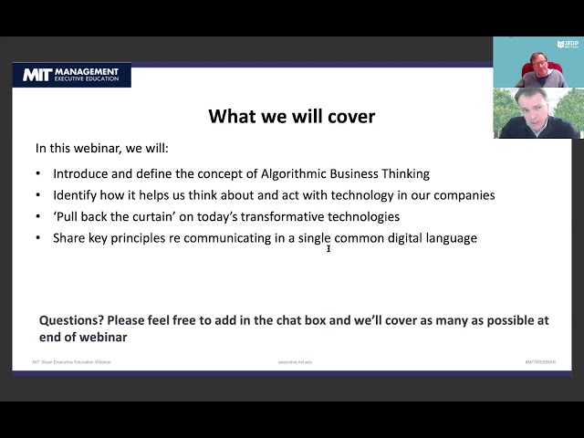 Algorithmic Business Thinking with  Paul McDonagh-Smith