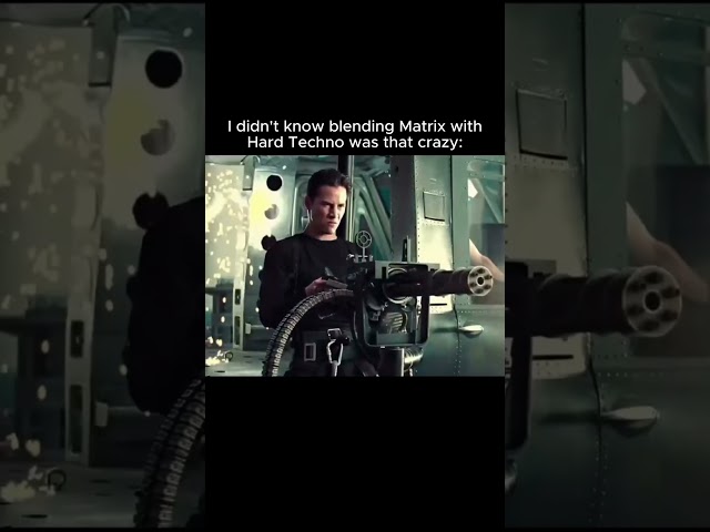 when MATRIX meets Hard Techno 👾​ ​​​​​#hardtechno #techno #technoremix #ravememes #memes