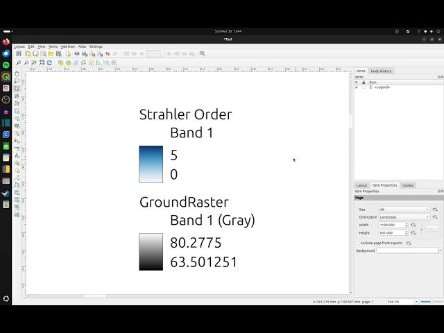 #61 QGIS - How to change the display of raster values in print layouts
