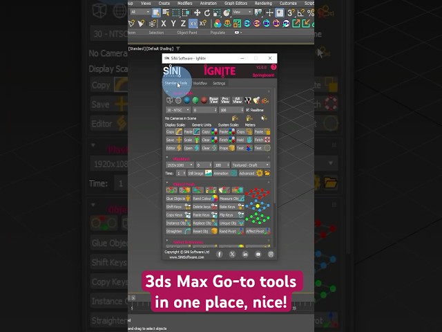 Get to know the SiNi Ignite Springboard plugin for 3ds Max
