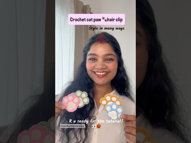 OMG, these cat paw hair clips are TOO CUTE! 🐾💕