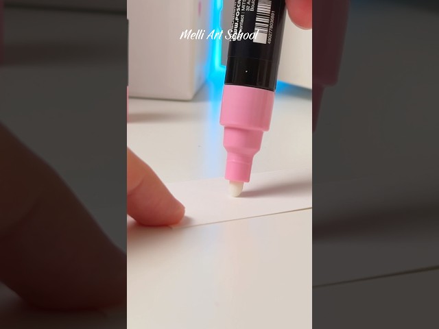 Satisfying Activating Pink Paint Markers #shorts #artsupplies #asmr