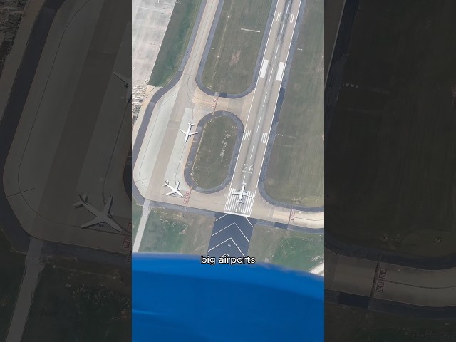 Is it dangerous to land small airplanes at big airports? 🤔 #aviation #flying #pilot
