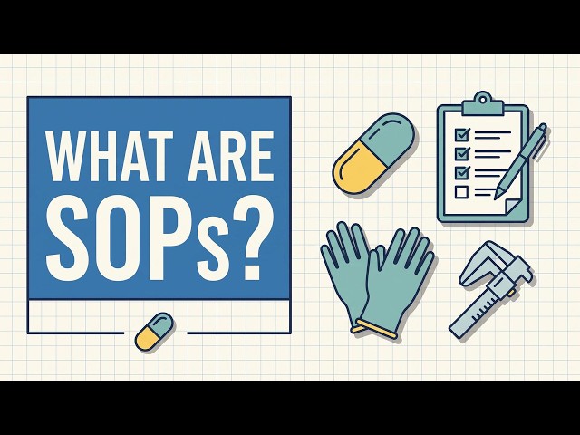 Why You Need to Master SOPs for Your Pharma Interview