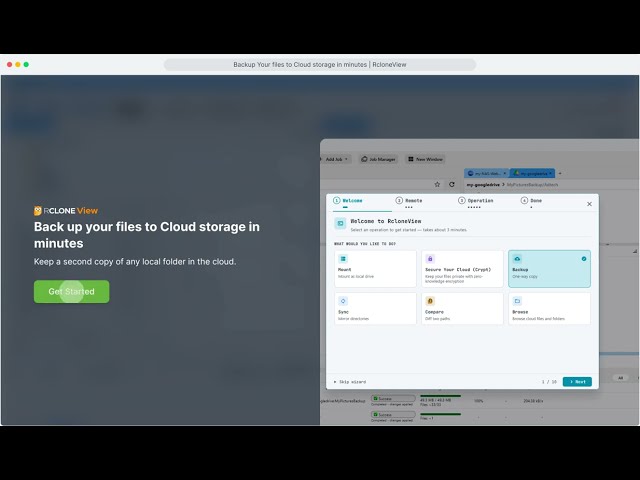 Backup Your files to Cloud storage in Minutes | RcloneView
