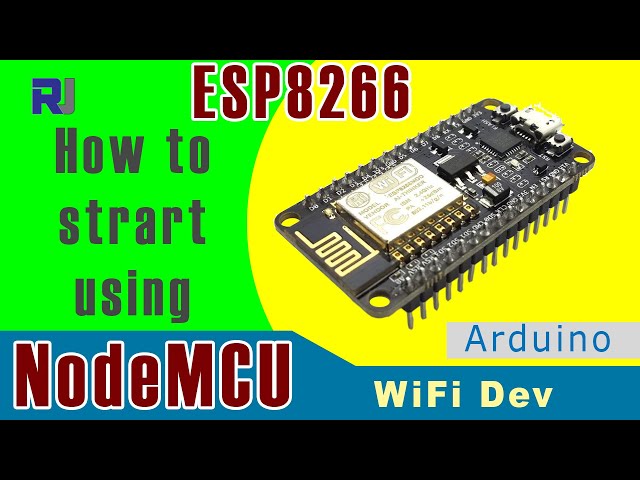 Introduction to NodeMCU ESP8266 WiFi Development board with HTTP Client example- Robojax