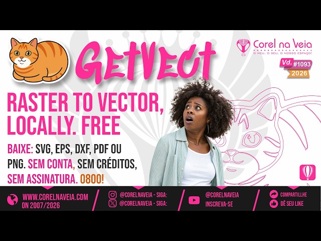 🔥 Getvect um vetorizador de imagens free sem instalação e conta!