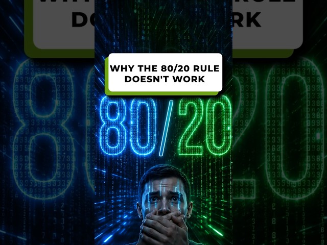 Stop! You've Misunderstood the Pareto Principle (It's Not About 20% Effort)
