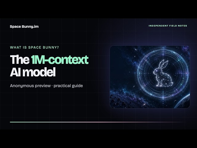 What Is Space Bunny? A Practical Guide to the 1M-Context AI Model