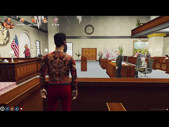 Shirtless & alcoholic Lang Buddha stumbles into court and throws his shoes at Government Officials