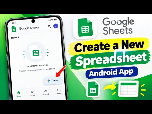 How to Create a New Spreadsheet in Google Sheets Android App | Step-by-Step | Google sheets new page