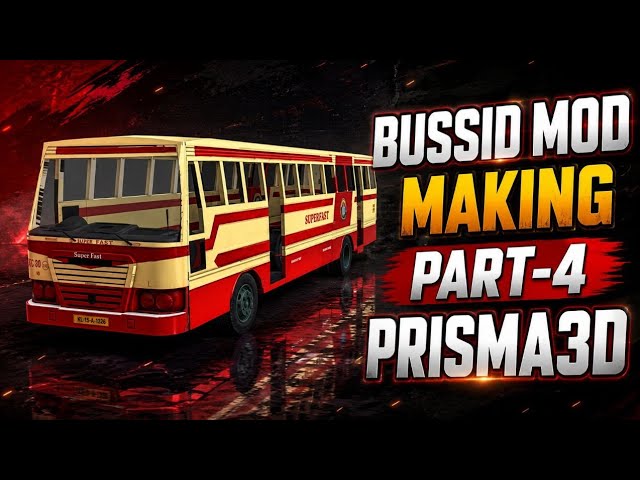 BUSSID Mod Making Part 4 | Complete Bus Body Modeling in Prisma3D | Android 3D Tutorial #meshmill 