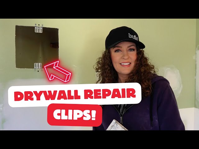 How to use Drywall Repair Clips to patch drywall