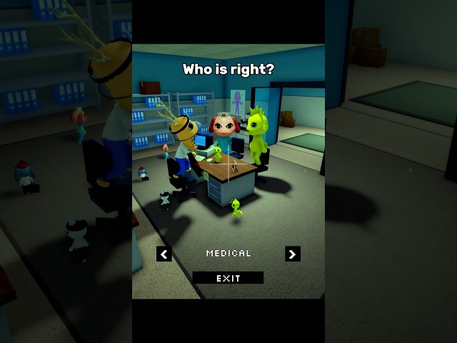 Who is right? #animalhospital #roblox