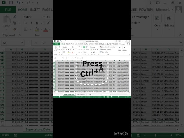 Top 6 Excel Short cuts to work quickly in Excel/ Data analyst tips.#exceltips .#exceltricks