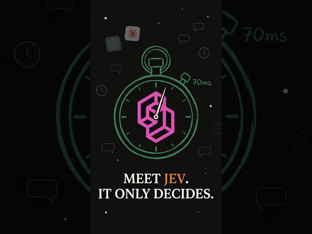 Jev: The AI Decision Model That Can't Write a Sentence