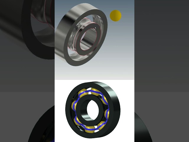 Modelling a Ball Bearing | Autodesk Inventor | 2024