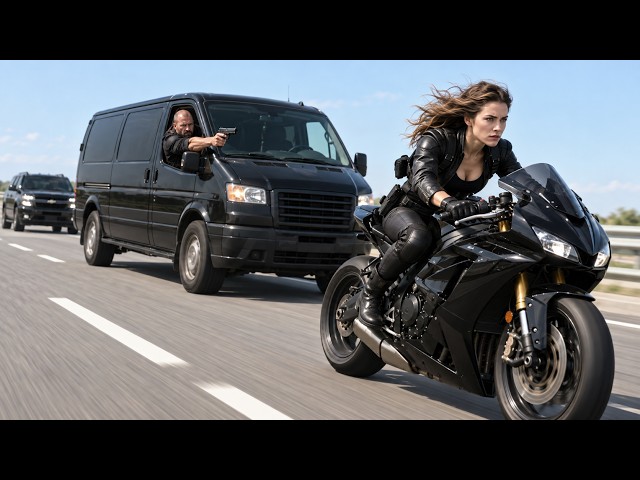 Action丨Terrorists Corner a Young Man—Then a Female Racer Storms In and Turns the Escape Into Chaos!