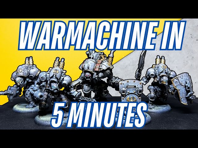 Why You Should Play Warmachine! (In 5 Minutes)