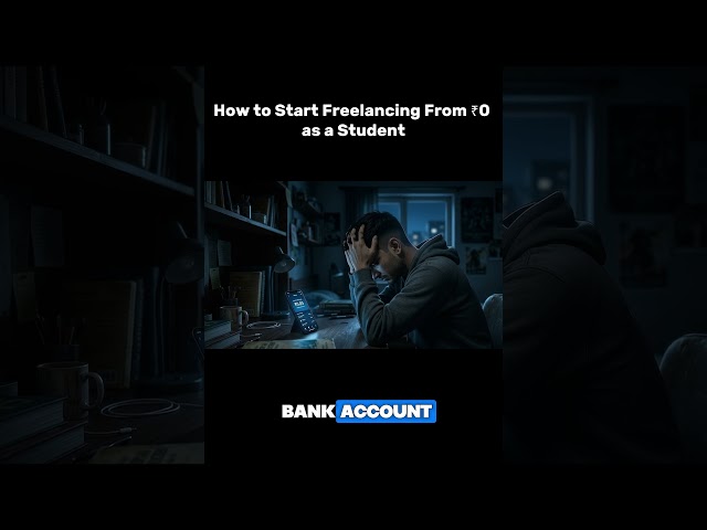 How to Start Freelancing From ₹0 as a Student #shorts  #freelancing