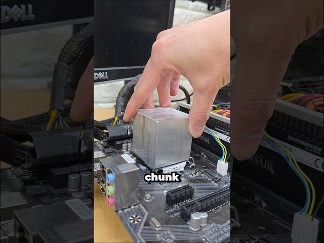 can a solid Aluminum cube cool a CPU?