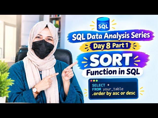 Do you know how to sort data in SQL for analysis?*