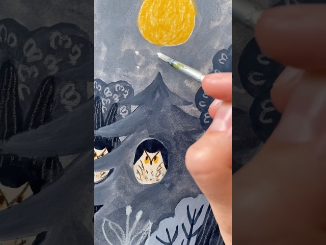 Children’s book illustration 🦉✨ #childrensbookillustration