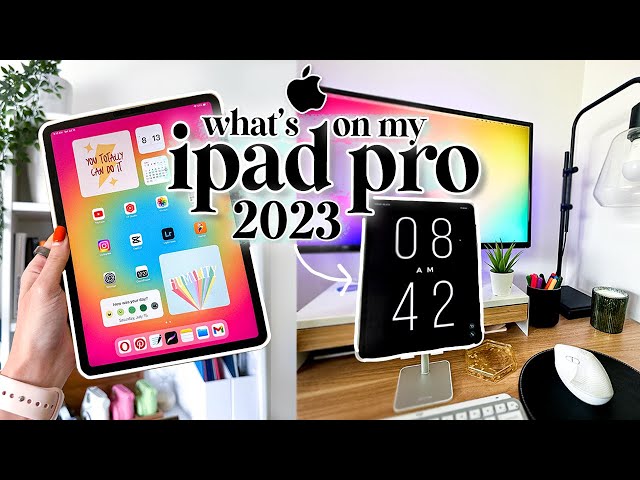 WHAT'S ON MY IPAD PRO! ✨ (i'm the most productive i've EVER been...)