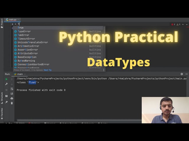 Python Practical | DataTypes
