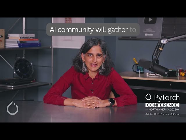 PyTorchCon is where the open source Al community gathers to talk about what we're building together