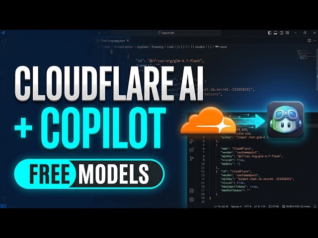 Cloudflare AI + GitHub Copilot: Use Free AI Models in VS Code