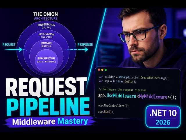ASP.NET Core Request Pipeline & Middleware in 2026: Dive In #netcore #aspnetcore #1000subscribers