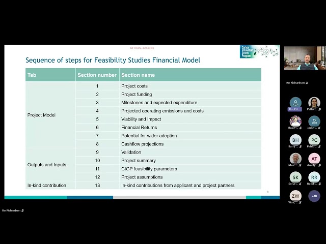 Carbon Innovation Grants Program Round 3 - Financial Model Webinar