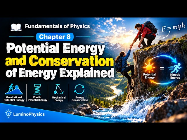 Potential Energy and Conservation of Energy Explained | Fundamentals of Physics Chapter 8