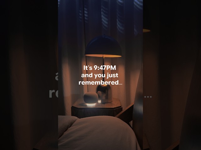 When you get into bed and remember everything, #GoogleHome can take it off your mind.¹