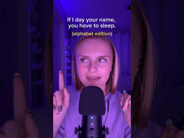Thinking of names was hard 😅 #asmr #relax #tingles #gotosleep