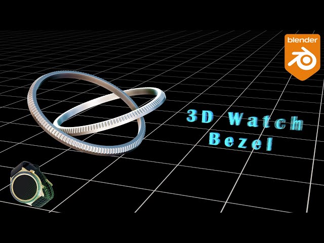 Smart Watch Modeling Part 1 – Bezel | Blender 3D Timelapse (Inspired by Noise Halo 2)