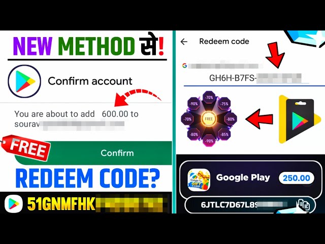 Free Redeem Code (New Method से!) | Free Redeem Code App | How To Get Google Play Redeem Code Free