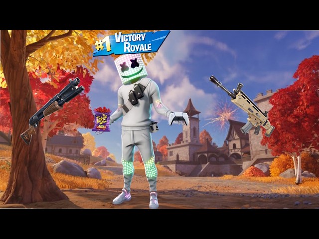 Playing Fortnight Blitz Royal