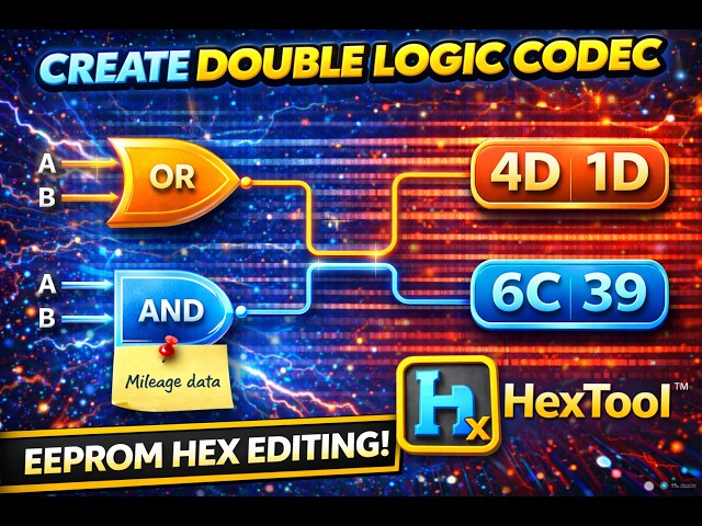 Hextool Ultimate #2, Fiat Uno 95320 odometer tutorial codec creation.