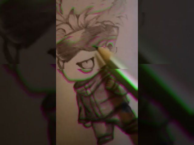 Baby Satoru Gojo Drawing 💙😍 Cute Baby Gojo Art ✨🎨 Drawing Baby Satoru Gojo 💙#satorogojo #shortvideo