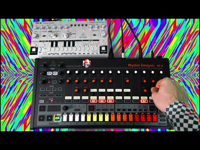 Dawless Acid Techno Jam - Behringer TD 3 + RD 8