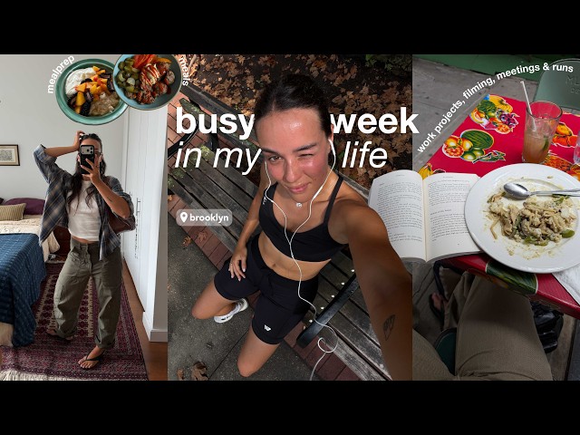 a busy & productive week in my life