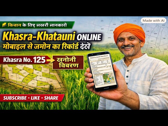 Khasra-Khatauni Online कैसे निकालें?  I जमीन का रिकॉर्ड मोबाइल से देखें | किसान के लिए जरूरी जानकारी