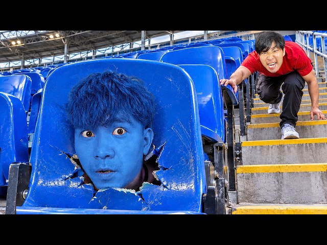 PHD - Extreme Camouflage Hide and Seek in Stadium - Episode 6: Super Wide Map & Unexpected Hiding