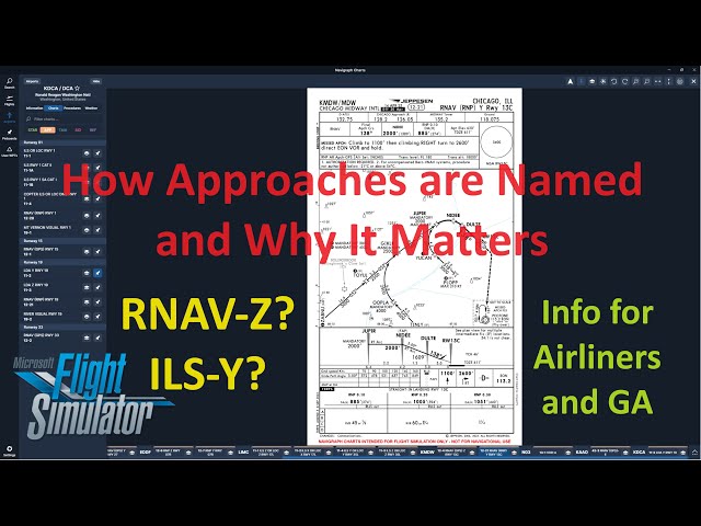 Approach Names: What They Mean and Why They Matter | MSFS 2020