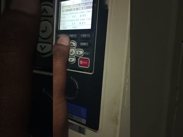 Yaskawa GT 700 program reset