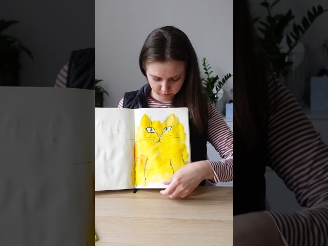 Drawing a portrait of my cat 🐱😍 #sketch #sketchbook #sketchbookdrawing #drawing