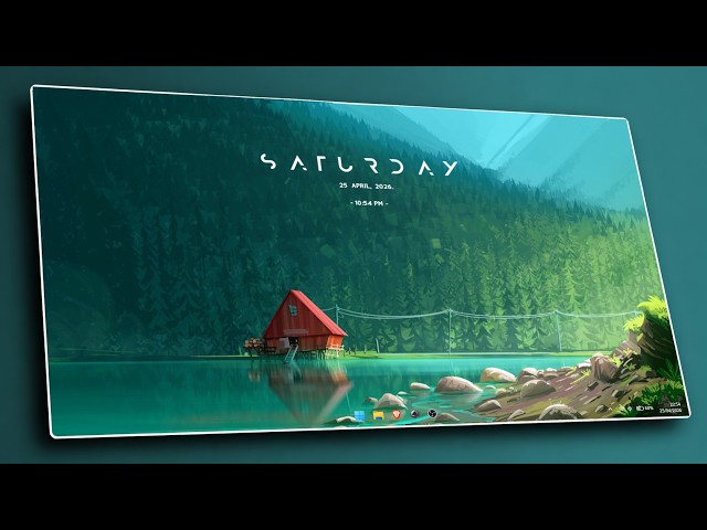 Turn Your Messy Desktop Into This Clean Setup (Rainmeter Tutorial)
